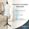 Topmaster Mannequin Adjustable Height Durable Foam and Canvas Construction Wooden Base, Compact Shoulder Width TPMAQTO29 - alternate 4