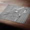 Megachef Cravat 20 Piece Flatware Utensil Set, Stainless Steel Service for 4 in Silver MCFW-CRAVAT-SILVER - alternate 6