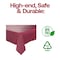 Smarty Had A Party 54 x 108 Burgundy Rectangular Disposable Plastic Tablecloths 96 Tablecloths, 96PK 813270-BR-CASE - alternate 8
