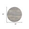 Homeroots 8' Gray And Beige Round Abstract Indoor Outdoor Area Rug 545520 - alternate 8