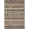 Homeroots 5' X 8' Chocolate And Gray Southwestern Washable Indoor Outdoor Area Rug 582813 - alternate 6
