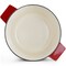 Martha Stewart Eastholm Enameled Cast Iron 3 Quart  Embossed Stripe Dutch Oven with Lid in Red 83048.02 - alternate 4