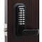 Lockey Mechanical Keyless Lever Lock With Passage Double Combination Satin Chrome 2835-DC-SC - alternate 5