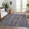 Homeroots 8' X 10' Purple Beige And Taupe Oriental Washable Indoor Outdoor Area Rug 582125 - alternate 7
