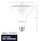 Bulbrite 90 - Watt Equivalent PAR38 Dimmable Medium Screw LED Light Bulb Cool White Light 4000K, 4PK 861747 - alternate 3