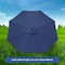 Simple Deluxe 9' Patio Umbrella Outdoor Table Market Yard Umbrella with Push Button Tilt/Crank, 8 Sturdy Ribs for LGBRLA9DBL - alternate 4