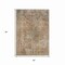 Homeroots 5' X 8' Beige And Taupe Abstract Washable Indoor Outdoor Area Rug 615495 - alternate 5