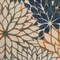 Homeroots 8' X 11' Blue Green And Orange Floral Indoor Outdoor Area Rug 548082 - alternate 7