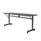 Correll Rectangle Econoline TFL Flip Top Table, 60 in W, 23 in to 31 in H, Particleboard Top, Walnut FTM2460TF-01 - alternate 1