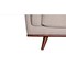 Homeroots 90" X 39" X 34" Light Taupe Polyester Sofa 373984 - alternate 3