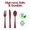 Smarty Had A Party Red Disposable Plastic Party Cutlery Set, 1800PK 410CS-R-CASE - alternate 4