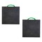 Mytee Products 18in x 18in x 3in Square Outrigger Pads w/ Rope Handle - High-Density, Black, 2PK ORP-181830x2 - alternate 15