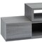 Homeroots 54in Gray Wood Enclosed and Open Storage TV Stand 724156 - alternate 5