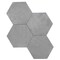 Andova Tiles Deroe- Hex 9-in. x 10-in. Hexagon Honeycomb Matte Porcelain Wall & Floor Tile, 9PK ANDDERH1358 - alternate 7