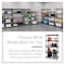 Iron Horse 2300 Riveted Steel Wire Deck Shelving 5-Shelf Unit, 18" D x 36" W x 72" H, Black 22130 - alternate 13