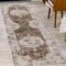Jonathan Y Rosalia Cottage Medallion Cream/Brown 2 ft. x 8 ft. Runner Rug MDP402B-28 - alternate 1