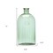 Homeroots 12" Green Bud Glass Table Vase 516262 - alternate 4