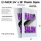 Signmission Hair Salon, Plastic Signs Only 24 Inch x 36 Inch, Corrugated Plastic, 2PK CSB-2436-2PACK-Hair Salon - alternate 2