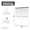 Anzzi 76 in. x 56-60 in. Frameless Sliding Shower Door in Matte Black , 3/8in 10mm Tempered Clear Glass SD-AZ21-02MB - alternate 9