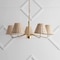 Jonathan Y Libby 30" 5-Light Modern Coastal Sleek Woven Rattan/Iron LED Chandelier, Gold Painting/Light Brown JYL1611A - alternate 6