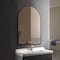 Homeroots 36" Black Lighted Arch Metal Framed Bathroom Vanity Mirror 564852 - alternate 5