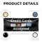 Signmission Credit Cards Accepted, 48 Inch x 120 Inch, Vinyl Banner B-120-30533 - alternate 3