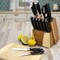Martha Stewart Stainless Steel 14 Piece Cutlery and Knife Block Set in Black 130031.14 - alternate 7