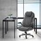 Office Star Products Deluxe Executive Bonded Leather Executive Chair, Grey ECH620867-EC2 - alternate 7