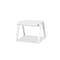 Homeroots 16" White Aluminum End Table 372272 - alternate 8