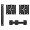 National Hardware Modern Gate Kit, Steel, Black, 4-Piece N166-026 - alternate 5