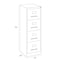 Hirsh 15" W 4 Drawer Vertical File Cabinet, Putty, Letter 17545 - alternate 6