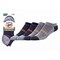 Railroad Sock Mens No Show Socks, Merino Wool/Nylon/Spandex, Black/Orange, 6-12 M, 2 PK OD211NSO - alternate 1