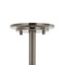 Jonathan Y Lina 13.75" 3-Light Modern Industrial Iron/Seeded Glass LED Semi Flush Mount, Nickel/Clear JYL7565A - alternate 6
