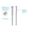 Monoprice Slim Cat6 Utp Cable, 10 ft.Gray 13544 - alternate 6