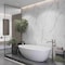 Apollo Tile 23.6in x 47.2in Polished White with Gray-Gold Porcelain Wall and Floor Tile 15.5 sq ft/case, 2PK AR88STAPL2448 - alternate 4
