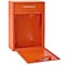 Mail Boss Olympus Locking Wall-Mount Drop Box, Orange, 16-Gauge Steel 805933 - alternate 5