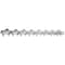 Performance Tool 8 pc. Metric Crowfoot Wrench Set, Heat Treated, Storage Rail W352 - alternate 1
