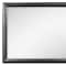 Homeroots 35" Dark Gray Wood Framed Mounted Dresser Mirror 384060 - alternate 4
