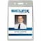Sicurix HOLDER, BADGE, VERT, 50PK 47820 - alternate 2