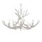 Jonathan Y Eldora 30" 5-Light Rustic Farmhouse Adjustable Resin Antler LED Chandelier, White JYL6300B - alternate 1