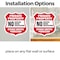Signmission Private Property Shield Sign No Hunting, 4 inch X 4 inch, Vinyl Decal, 2PK SHI-D-2PACK-4-450 - alternate 3