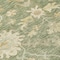Homeroots 8' Artichoke Green Ivory And Tan Round Floral Washable Indoor Outdoor Area Rug 605183 - alternate 6