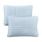 Arkwright Home Brushed Microfiber Quilt Set Queen Light Blue - 1 Set P-MFQT-FQSET-LB - alternate 4