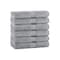 Arkwright Home Egyptian Cotton Hand Towel 16x30 Dark Grey - Pack of 6, 6PK P-EGYP-1630-DGY - alternate 1