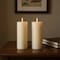 Homeroots Set of Two Ivory Flameless Pillar Candles, 2PK 633841 - alternate 5