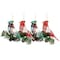 Martha Stewart Holiday Bird Ornament 4 Piece Set in Red and Green 97154.04 - alternate 1