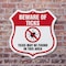Signmission Beware Of Ticks Shield Sign Ticks May Be, 6 inch X 6 inch, Plastic Sign, 2PK SHI-P-2PACK-6-362 - alternate 4