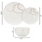 Elama Sydney 12 Piece Porcelain Dinnerware Set, Service for 4 750123741M - alternate 6