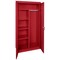 Sandusky Lee Combo Storage Cabinet, 72 in H, 36 in W, 18 in D, Swing, Keyed, Red, 4 Shelves CAC1361872-01 - alternate 7