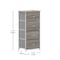 Flash Furniture Harris 4 Drawer Storage Dresser with White Cast Iron Frame, Light Natural Wood Top and Easy Pull En WX-5L203-MDF-WHT-LNT-GG - alternate 8